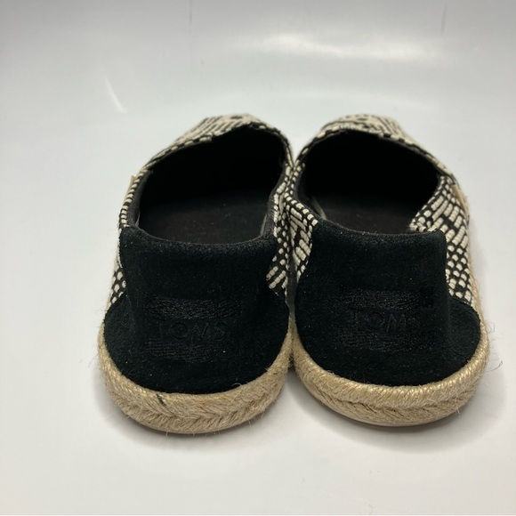Toms espadrille alpargata slip on shoes Aztec western print size 6.5 - Picture 5 of 8
